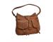 Vintage Brown Buffalo Hunter Leather Shoulder Women Antique Style Purse Bag